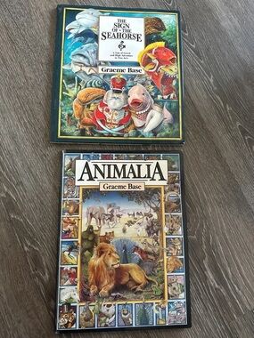 Bundle of books Animalia & The Sign of the Seahorse